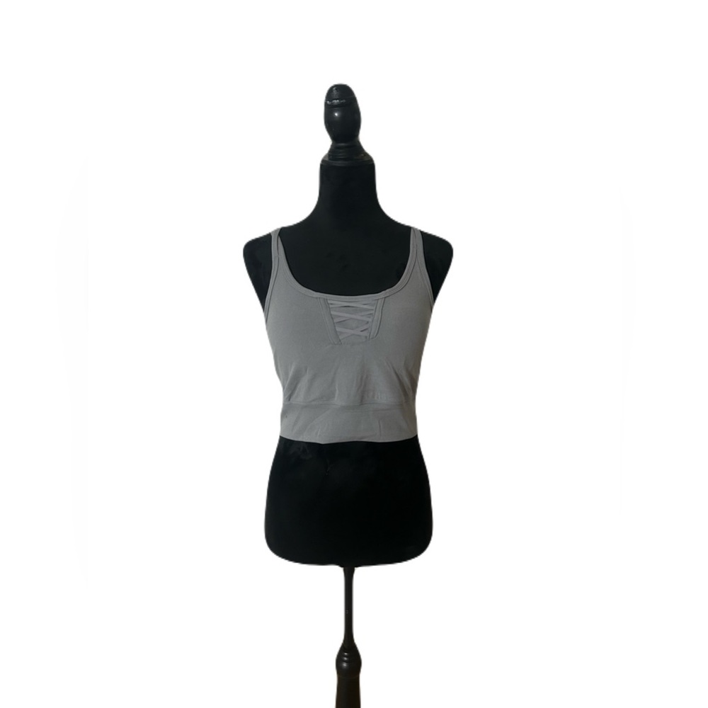 Nine West Gray Sports Bra Size M